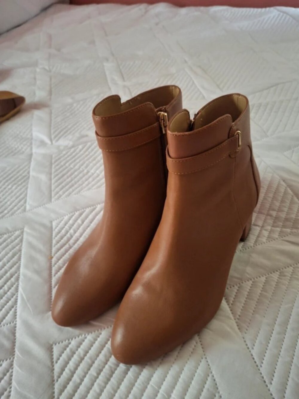 Talbots Maude Havana Tan Booties